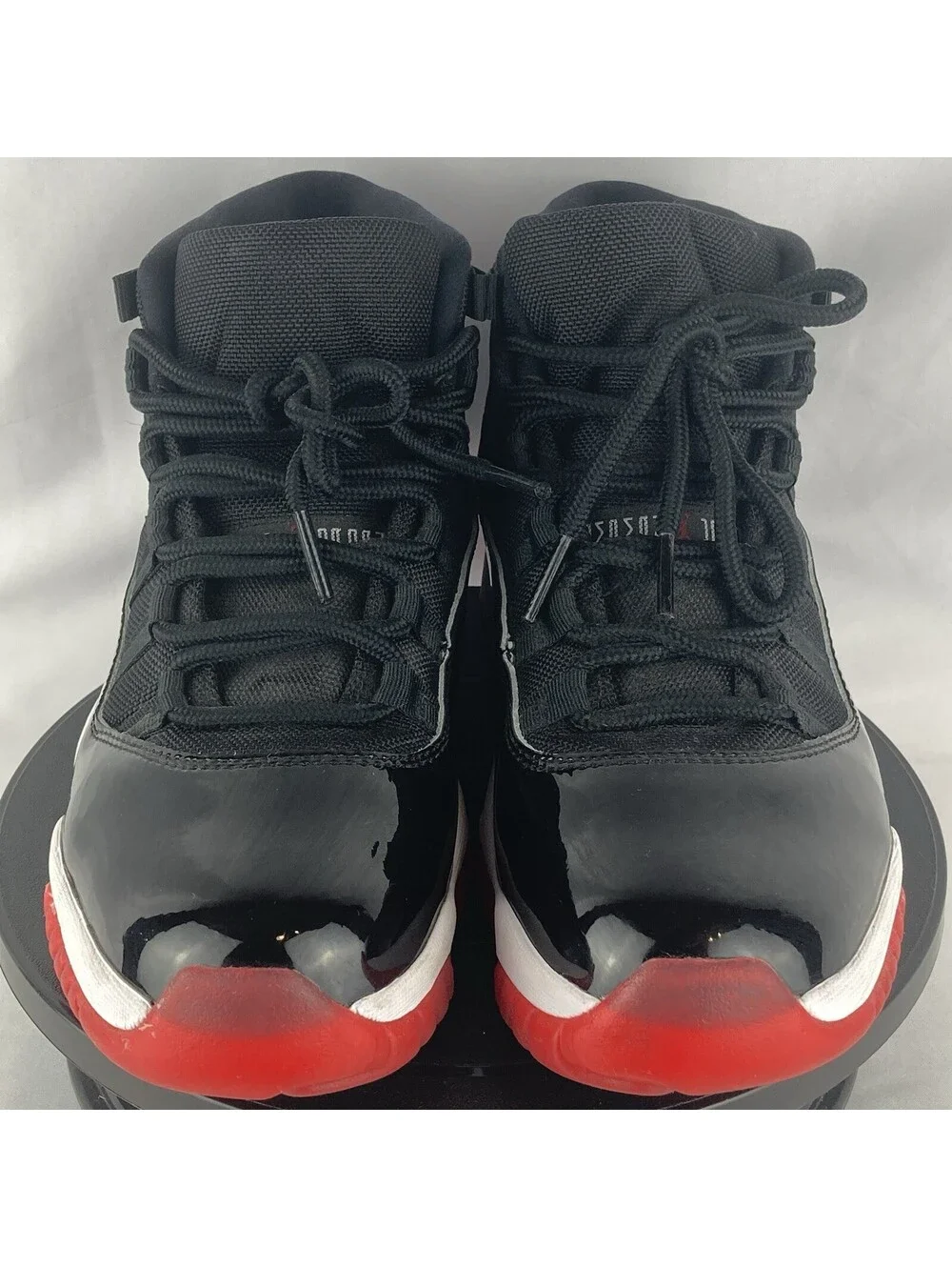 Men’s 9 Nike Air Jordan 11 Retro Bred 2019 Black Varsity Red White 378037-061